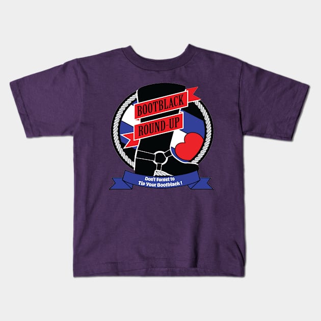 Bootblack Round Up Kids T-Shirt by BBRU16